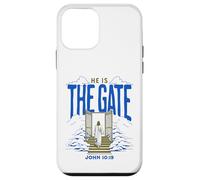 Custodia per iPhone 12 mini Jesus Way the Gate Catholic Bible Verse Citazione John 10 19