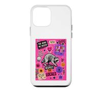 Custodia per iPhone 12 mini Jimothy rispetta la gente del posto Punk Pop Collage Raccoon Seattle