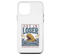 Custodia per iPhone 12 mini Jonah and the Whale Funny Christian Bible Story God
