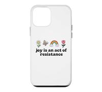 Custodia per iPhone 12 mini Joy is an Act of Resistance Rainbow Pride Month Human Rights