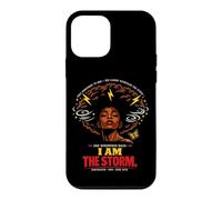 Custodia per iPhone 12 mini Juneteenth She Whispered I Am The Storm Womens Black History
