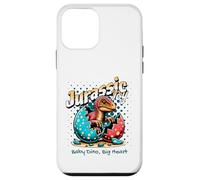 Custodia per iPhone 12 mini Jurassic Joy Baby Dinosaur Big Heart Cute Dino Art