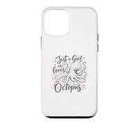 Custodia per iPhone 12 mini Just a Girl Who Loves an Octopus Cute Octopus