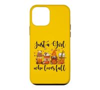 Custodia per iPhone 12 mini Just A Girl Who Loves Fall Pumpkin Gnomo Cozy Autumn