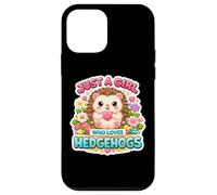 Custodia per iPhone 12 mini Just A Girl Who Loves Hedgehogs Owner Lover Cute Erinaceinae