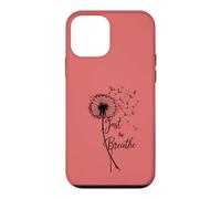 Custodia per iPhone 12 mini Just Breathe Dandelion Butterfly Inspirational Boho Floral