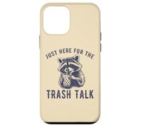 Custodia per iPhone 12 mini Just Here for the Trash Talk Divertente Procione Vintage Sarcastico