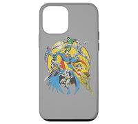 Custodia per iPhone 12 mini Justice League Spin Circle Fight