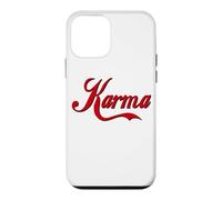 Custodia per iPhone 12 mini KARMA - GRASSETTO GRANDE TESTO ROSSO PROGETTATO