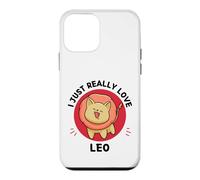 Custodia per iPhone 12 mini Kawaii Cat I Just Really Love Cute Leo Amante