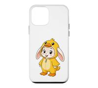 Custodia per iPhone 12 mini Kawaii Coniglio In un Anatra Costume per Ragazze bambini Anatra