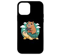 Custodia per iPhone 12 mini Kawaii Gaming Animal Graphic Turtle Cute Capybara Gamer