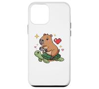 Custodia per iPhone 12 mini Kawaii Gaming Animal Graphic Turtle Cute Capybara Gamer