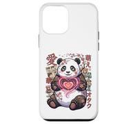 Custodia per iPhone 12 mini Kawaii Panda with Heart Sweet Panda Bear with a Heart Symbol