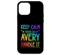 Custodia per iPhone 12 mini Keep Calm And Let Avery Handle It Chill Nome