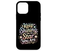 Custodia per iPhone 12 mini Keep Shining Like The Star You Are Optimism Mindset ||-