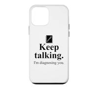 Custodia per iPhone 12 mini Keep Talking I'm Diagnosing You Notebook Therapist Coworker