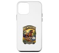 Custodia per iPhone 12 mini Kentucky The Bluegrass State Flag Purosangue Verga d'oro