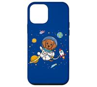 Custodia per iPhone 12 mini Kids Boys Girls Astronaut Space Rhodesian Ridgeback Lover
