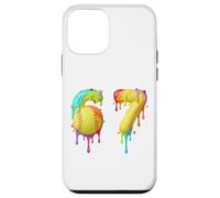 Custodia per iPhone 12 mini Kids Meme 67 Number Six 6 Seven 7 Ice Cream Drips Softball