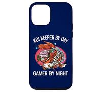 Custodia per iPhone 12 mini Koi Keeper By Day Gamer By Night Divertente Gioco Koi Amante