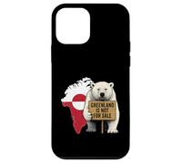 Custodia per iPhone 12 mini La Groenlandia non è in vendita Protesta della mappa della bandiera dell'orso polare