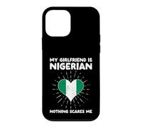 Custodia per iPhone 12 mini La mia ragazza è nigeriana nulla mi spaventa - Nigeria Heart
