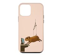 Custodia per iPhone 12 mini LA SPIA CAPYBARA PIÙ FREDDA IN RAGGIA