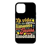 Custodia per iPhone 12 mini La Vida Me Dio Limones Pero Jesus Hizo Limonada Christian