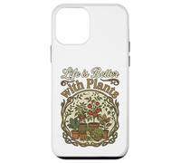 Custodia per iPhone 12 mini La vita è migliore con le piante - Amante del giardino