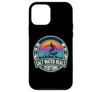 Custodia per iPhone 12 mini L'acqua salata guarisce tutto Surf Surfing Surf Board Amante