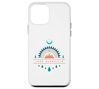 Custodia per iPhone 12 mini LAGO GLENVILLE chiaro di luna arcobaleno
