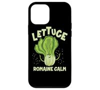 Custodia per iPhone 12 mini Lattuga Romaine Calma Mindfulness Vegan Yoga Lover Yogi Joke