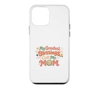 Custodia per iPhone 12 mini Le mie più grandi benedizioni chiamami mamma, perfetta per la festa della mamma