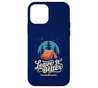 Custodia per iPhone 12 mini Leave It Better Scouting America - Tenda da campeggio con stelle