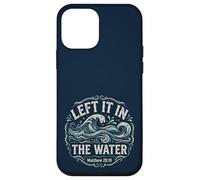 Custodia per iPhone 12 mini Left in the Water Matthew 28:19 Christian Baptism