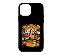 Custodia per iPhone 12 mini Leggi libri Sii gentile Rimani strano Divertente amante dei libri floreale