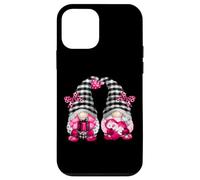 Custodia per iPhone 12 mini Lesbian Valentines Gnomes For Her Cute Pink Gnome Love