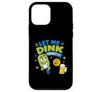 Custodia per iPhone 12 mini Let Me Dink About It Pickleball Birra Umorismo