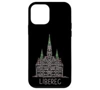 Custodia per iPhone 12 mini Liberec Repubblica Ceca souvenir da viaggio storico città storica regalo