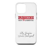 Custodia per iPhone 12 mini Libro degli Ospiti Il Mio 70° Compleanno Ricordi Festa