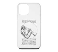 Custodia per iPhone 12 mini Libro Lettore Vitruviano Uomo Leonardo Da Vinci Libro Vintage