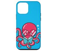 Custodia per iPhone 12 mini Libro Lettura Polpo per Bookworms oceano clima ambiente