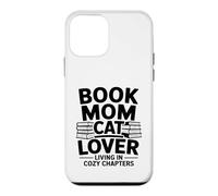Custodia per iPhone 12 mini Libro Mamma Amante Gatto Vivere In Capitoli Accogli