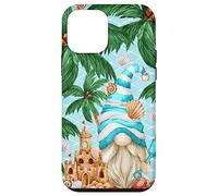 Custodia per iPhone 12 mini Life Is Better At The Beach For Summer Lover Funny Gnome