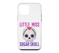 Custodia per iPhone 12 mini Little Miss Sugar Skull divertente per bambine messicane