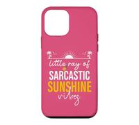 Custodia per iPhone 12 mini Little Ray of Sarcastic Sunshine Hello Summer Vibes Beach