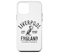 Custodia per iPhone 12 mini Liverpool England 1207 - Set di coordinate, colore: Nero