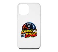 Custodia per iPhone 12 mini Living on the Edge Empty Fuel Gauge Funny Driving