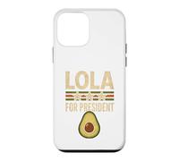 Custodia per iPhone 12 mini Lola For President Umorismo alimentare divertente avocado